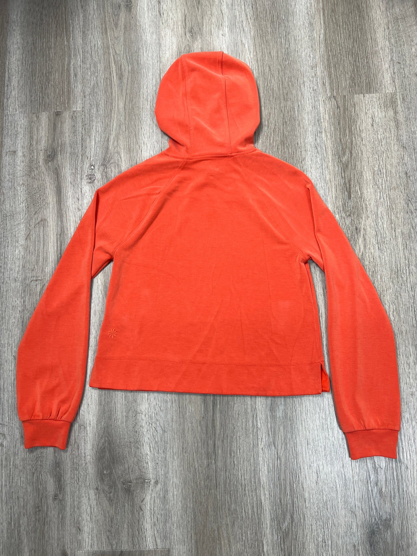 Athletic Top Long Sleeve Hoodie By Athleta In Orange, Size: Xxs