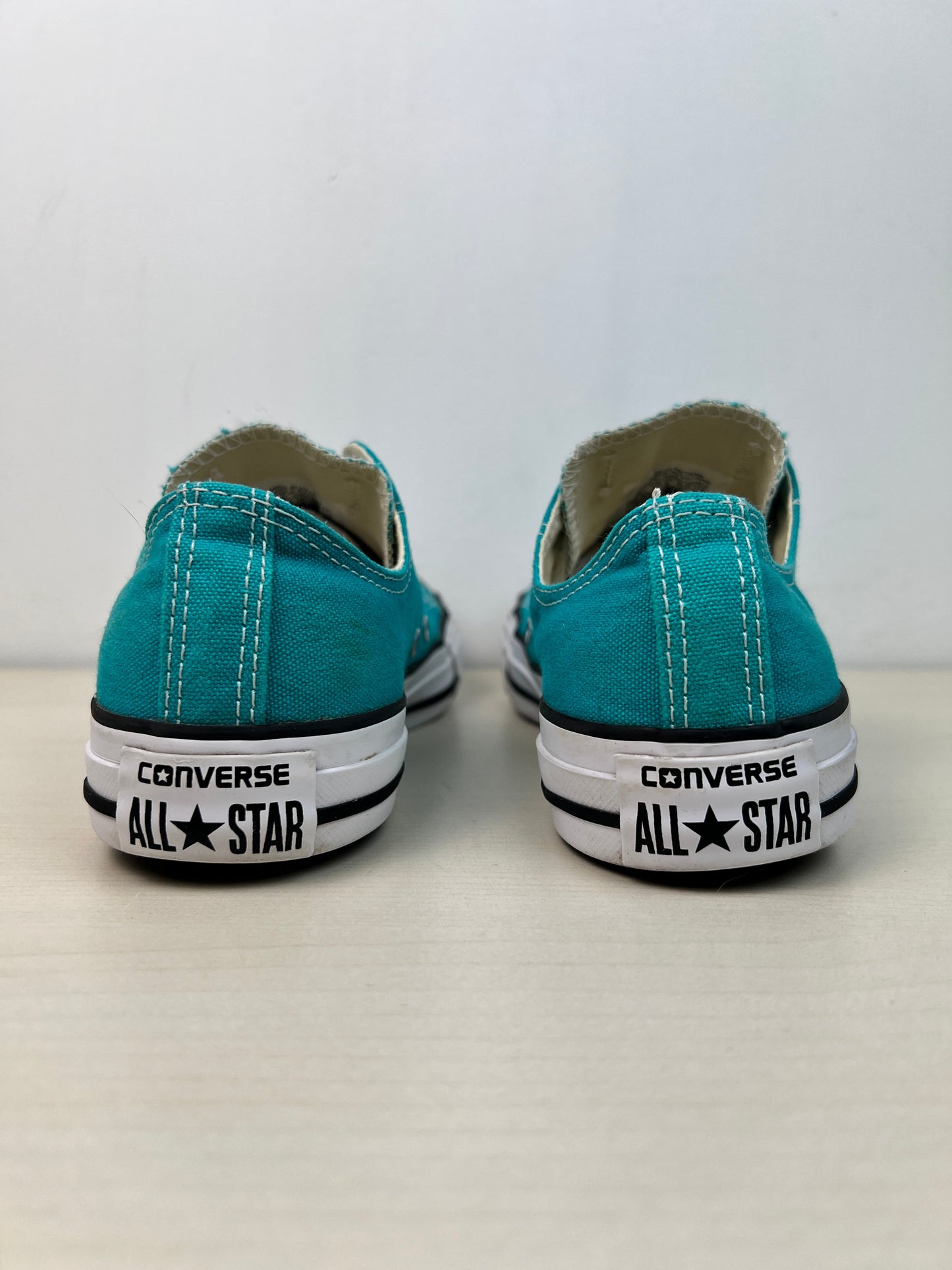 Shoes Sneakers By Converse In Teal, Size: 8