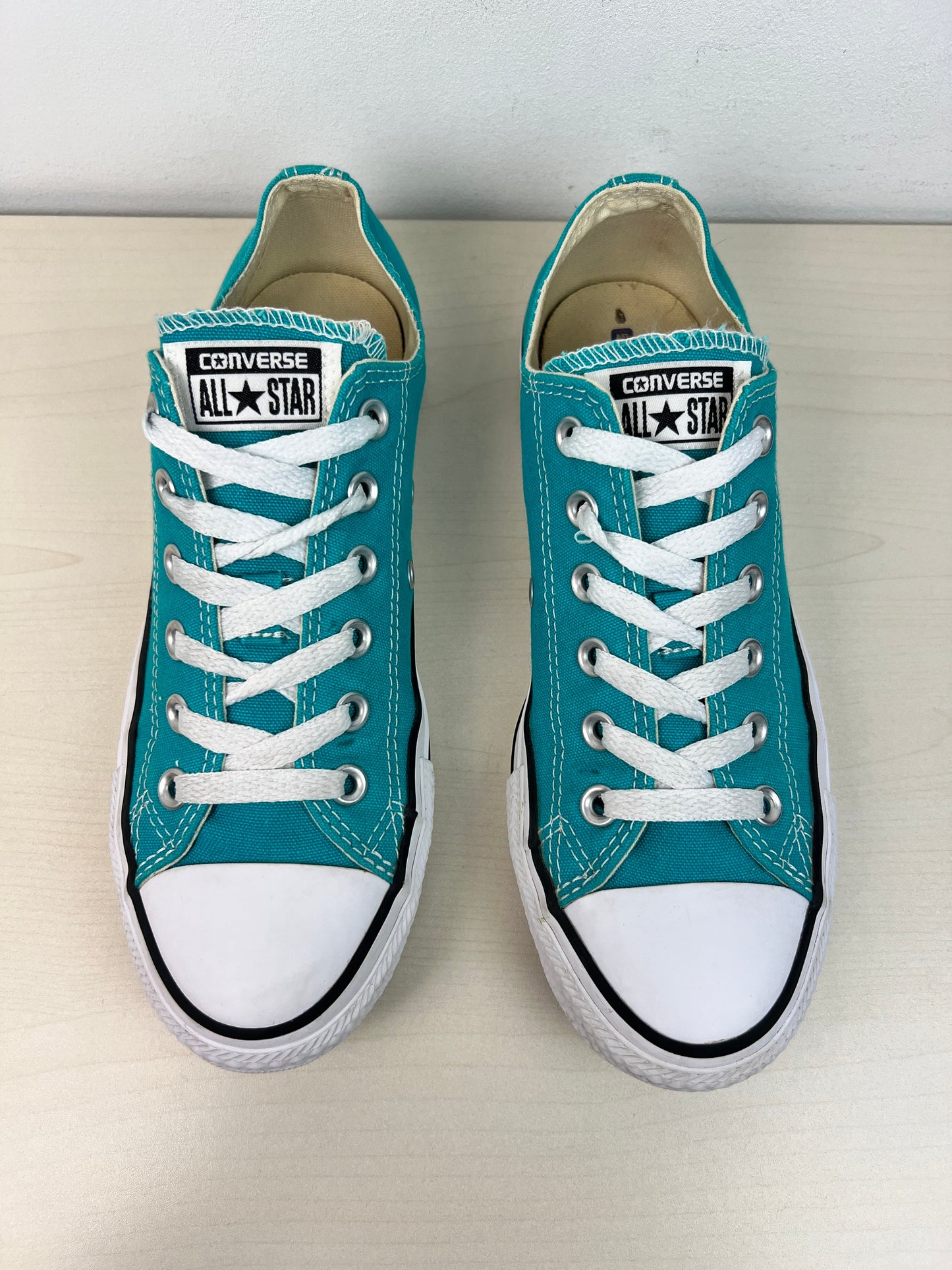 Shoes Sneakers By Converse In Teal, Size: 8