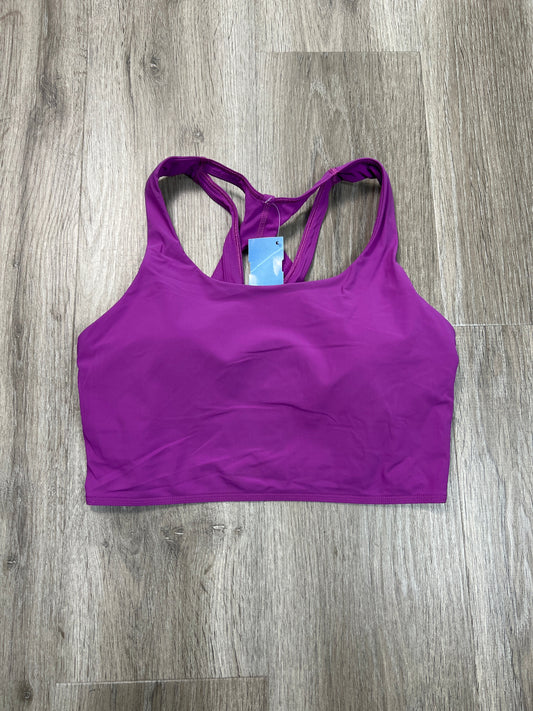 Athletic Bra By Lululemon In Purple, Size: M