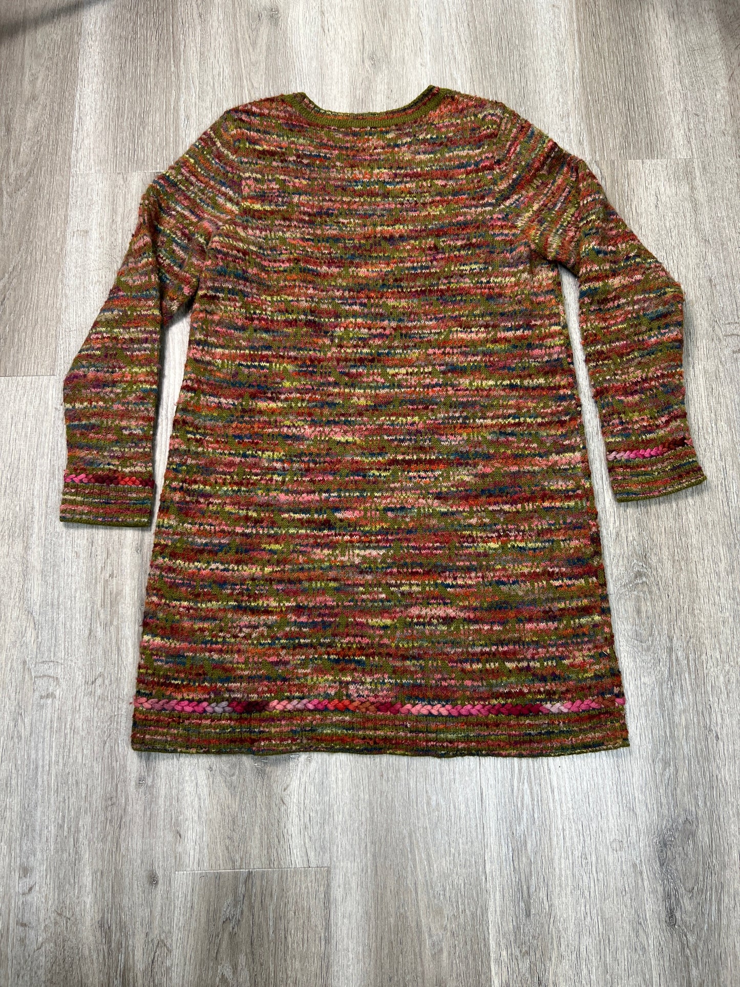 Dress Sweater By Peruvian Connection In Green, Size: L