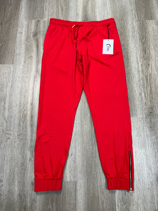 Athletic Pants By Zyia In Red, Size: M