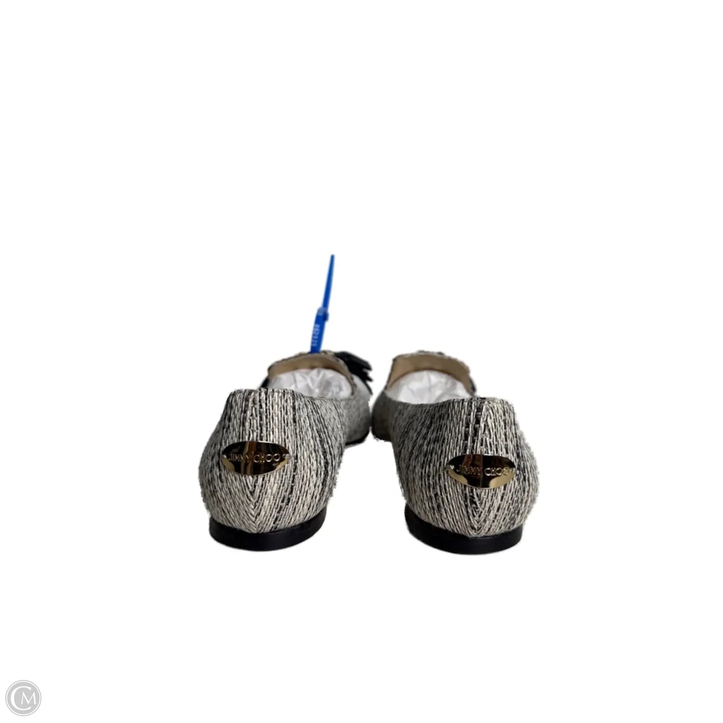 Shoes Luxury Designer By Jimmy Choo In White, Size: 5