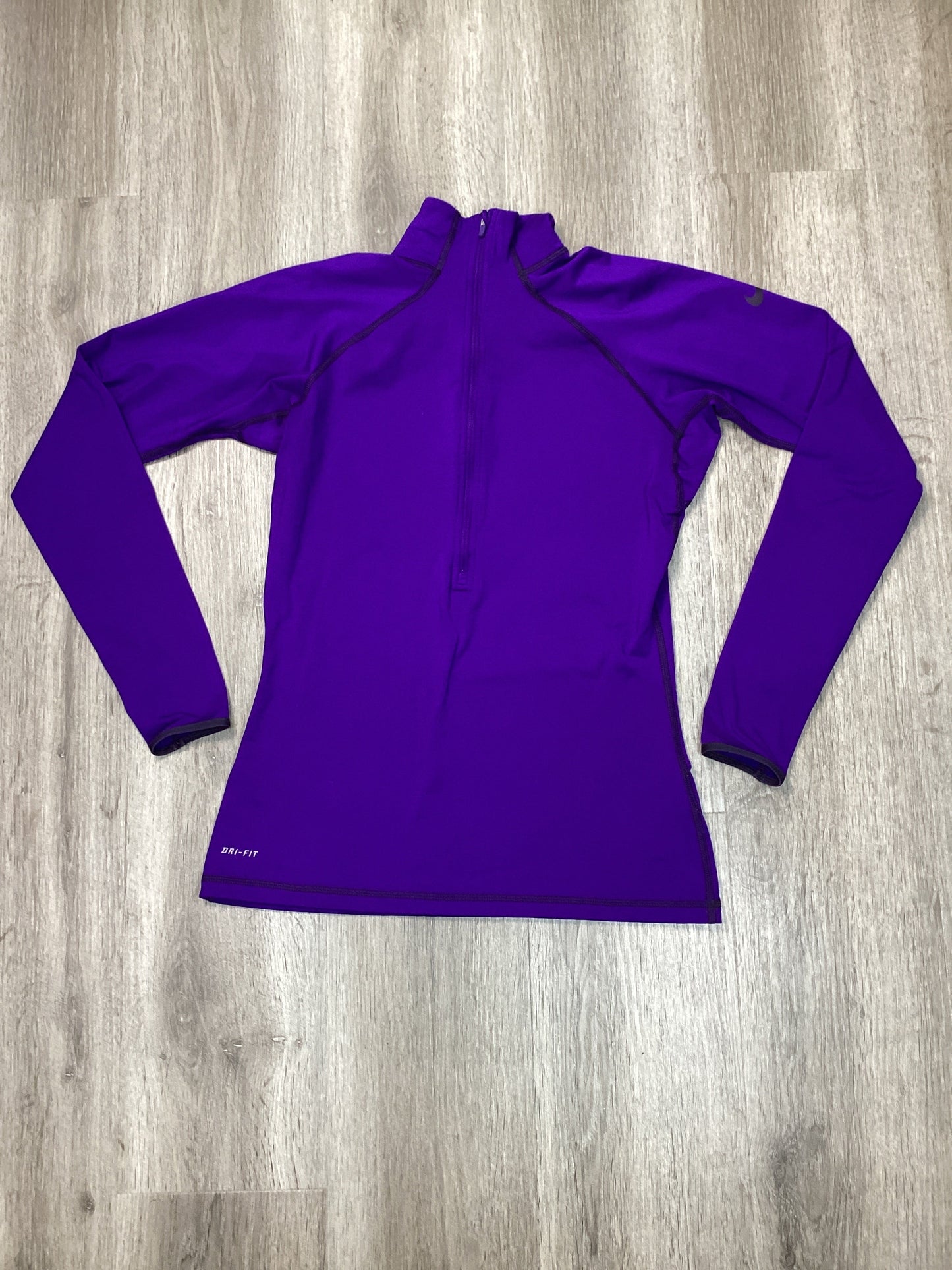 Athletic Jacket By Nike Apparel In Purple, Size: M