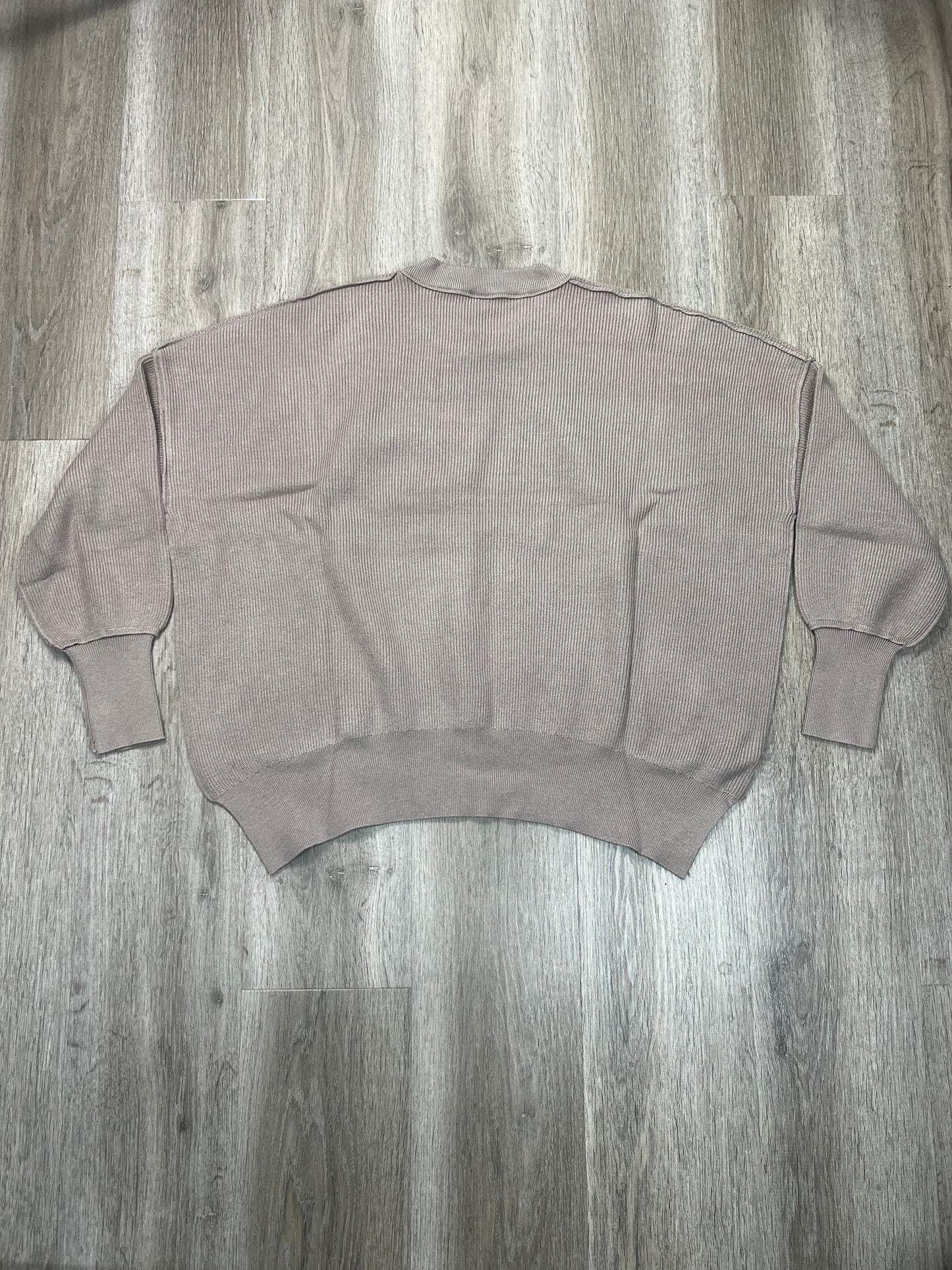 Sweater By Clothes Mentor In Grey, Size: L