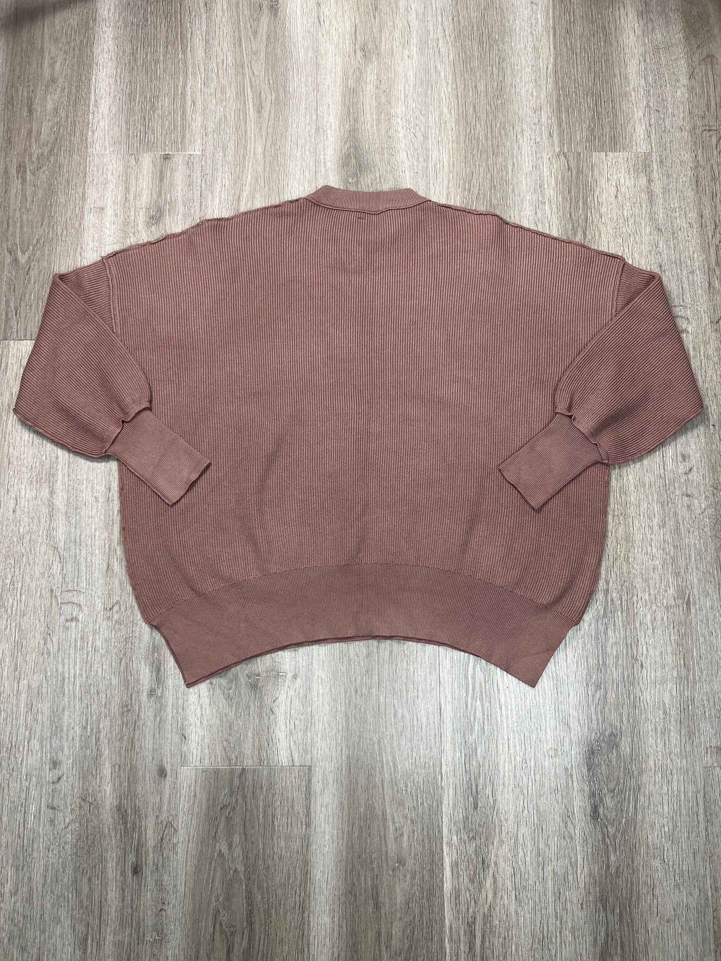 Sweater By Clothes Mentor In Brown, Size: L