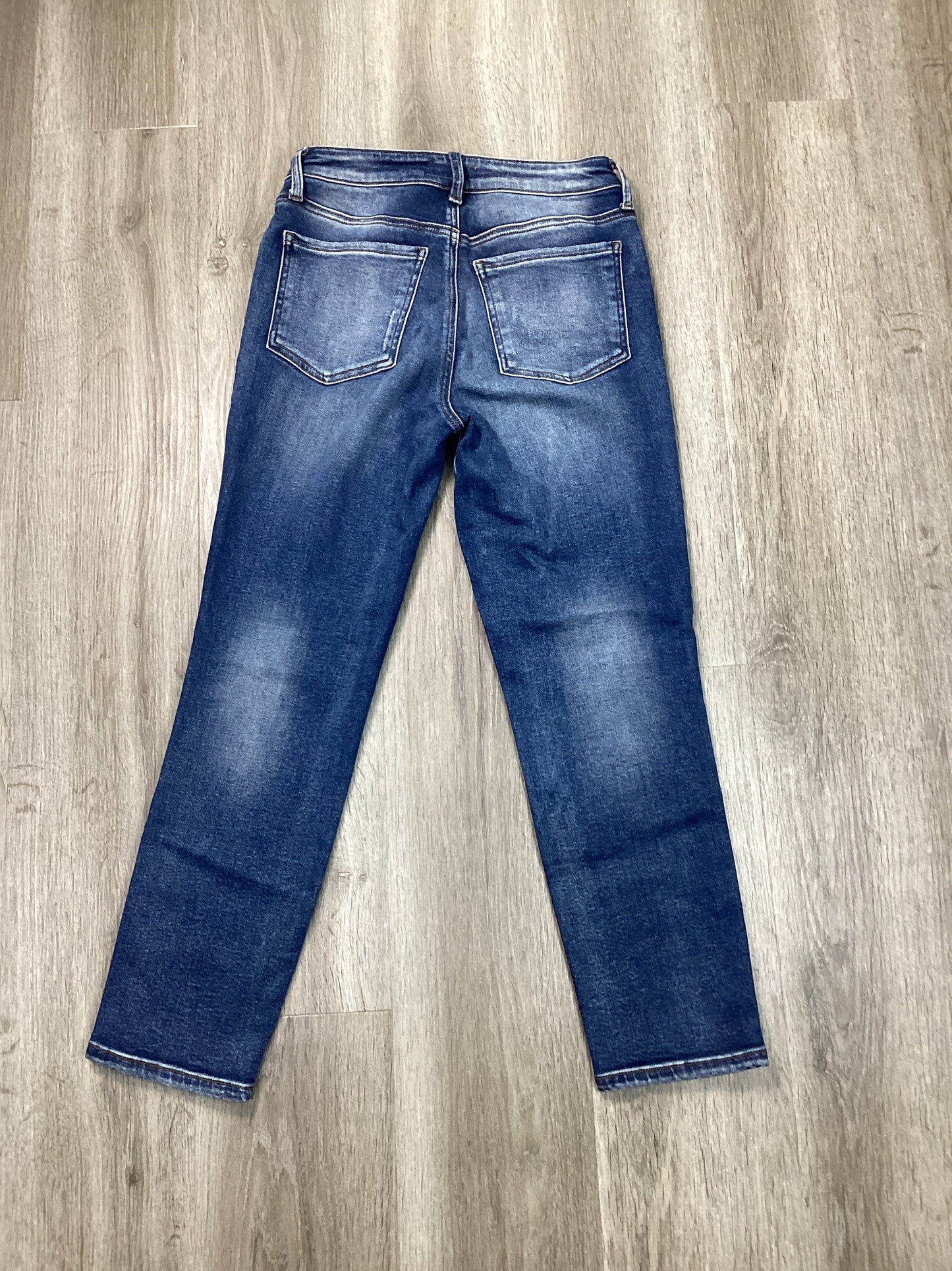 Jeans Straight By Kut In Blue Denim, Size: 4