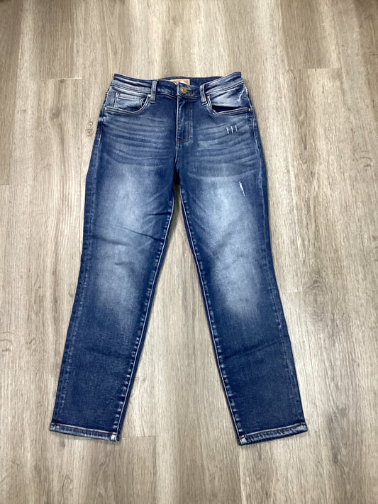 Jeans Straight By Kut In Blue Denim, Size: 4