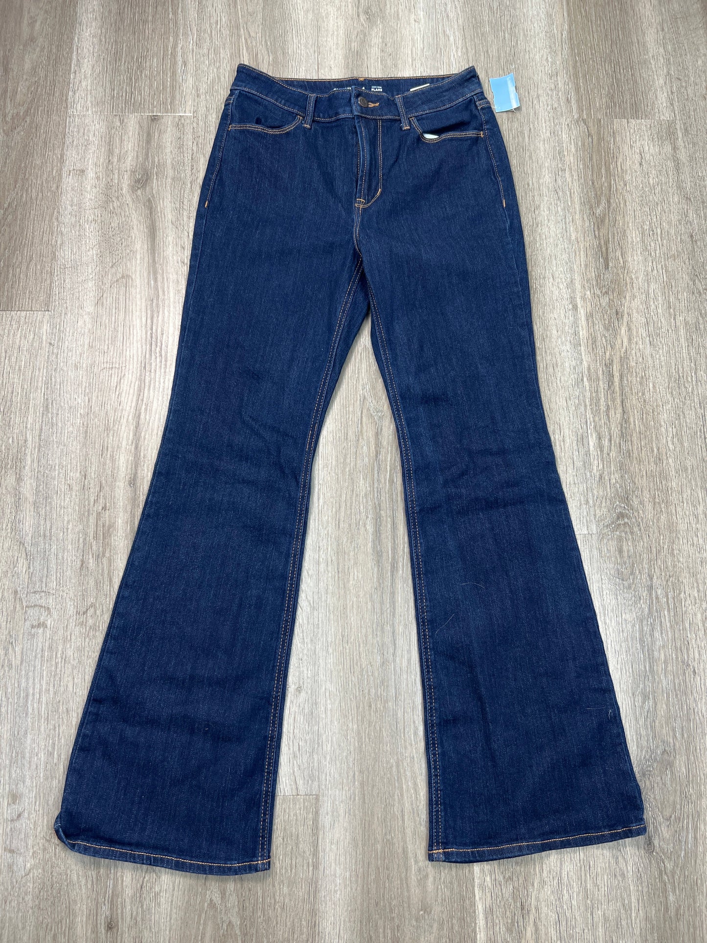 Jeans Flared By Old Navy In Blue Denim, Size: 4