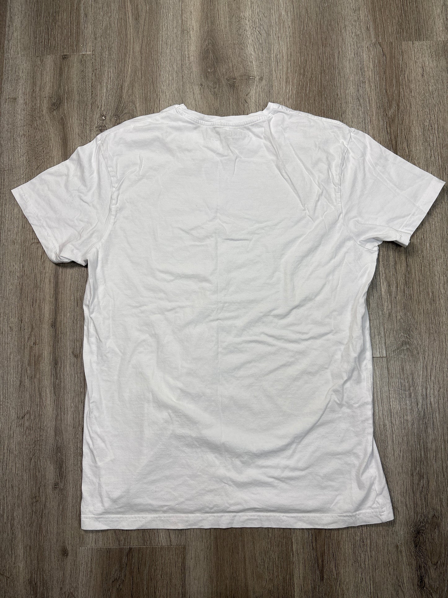 Top Short Sleeve Basic By Bke In White, Size: Xl