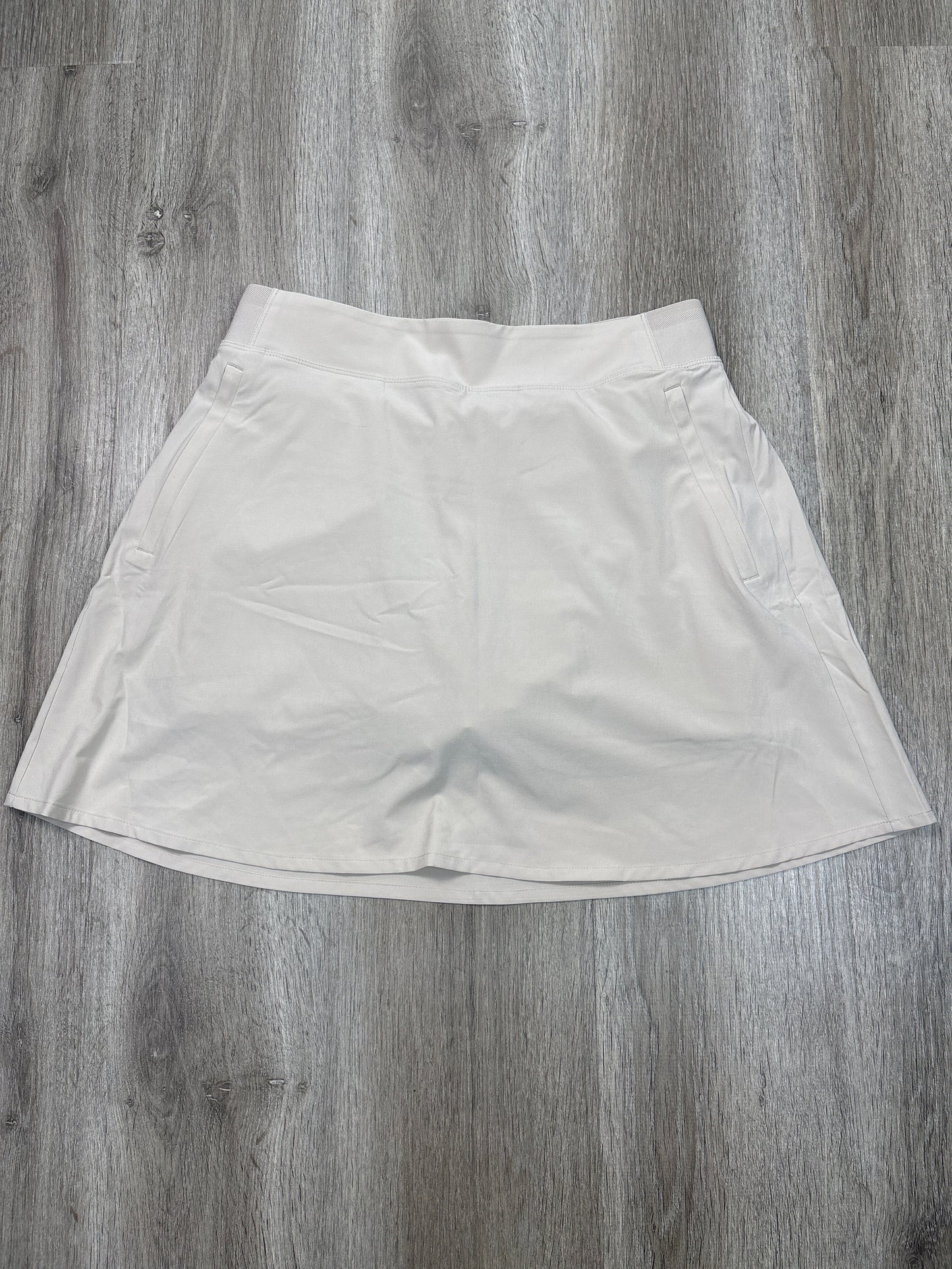 Athletic Skort By Athleta In Beige, Size: M