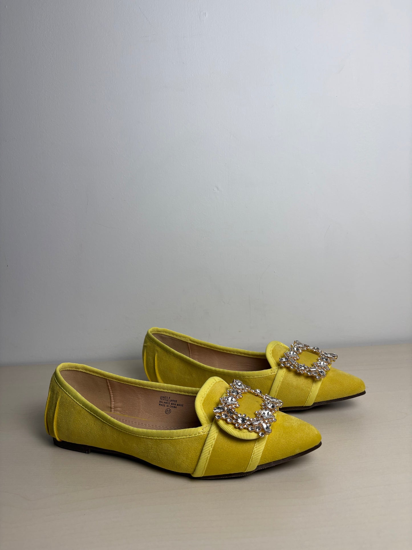 Shoes Flats By Chase + Chloe Yellow, Size: 6.5