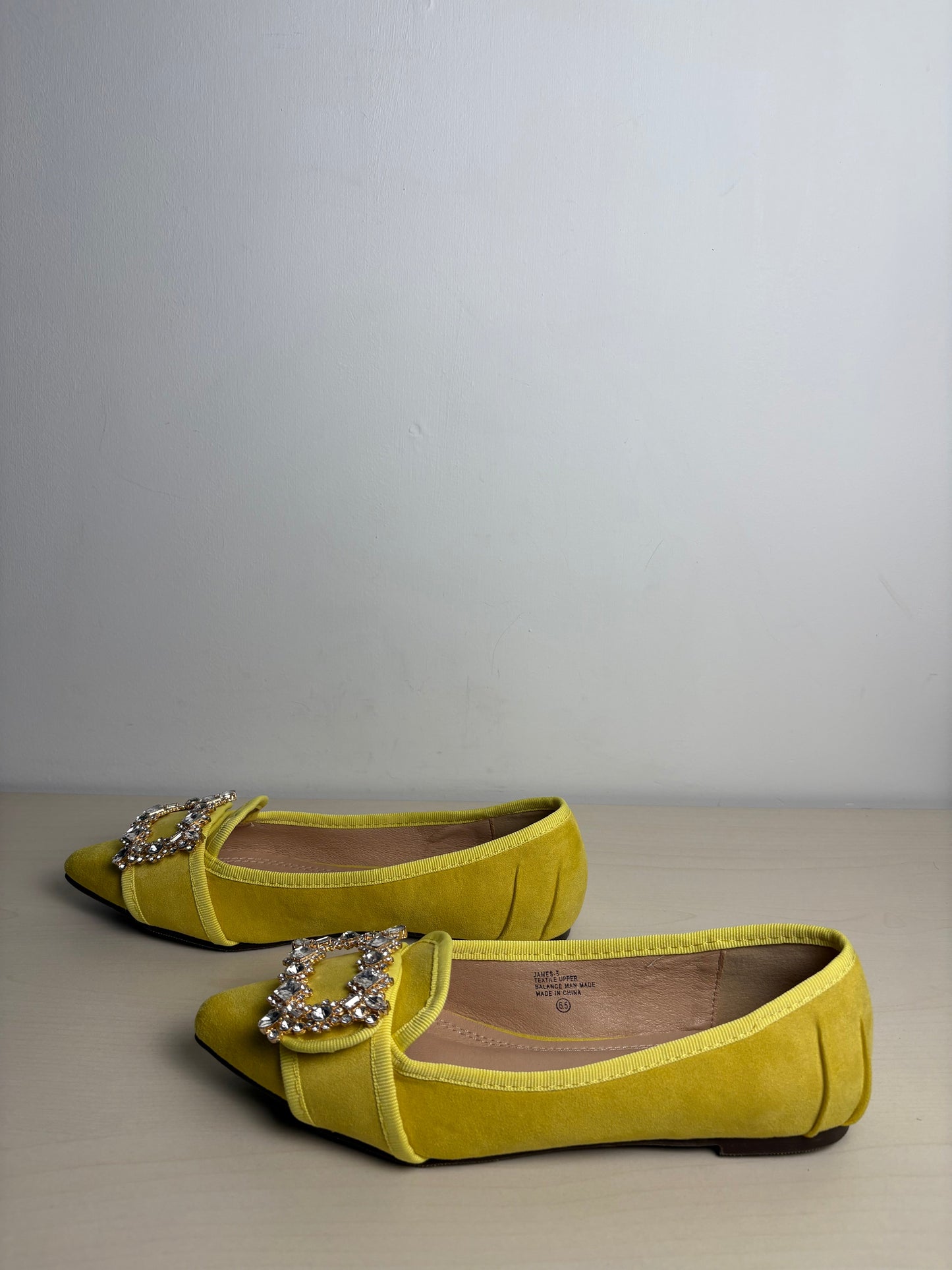 Shoes Flats By Chase + Chloe Yellow, Size: 6.5