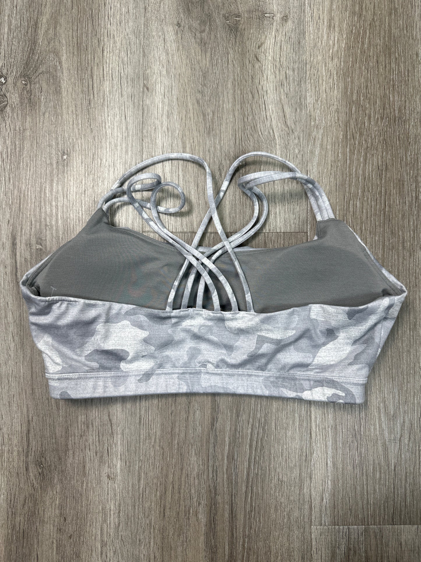 Athletic Bra By Gapfit In Camouflage Print, Size: M