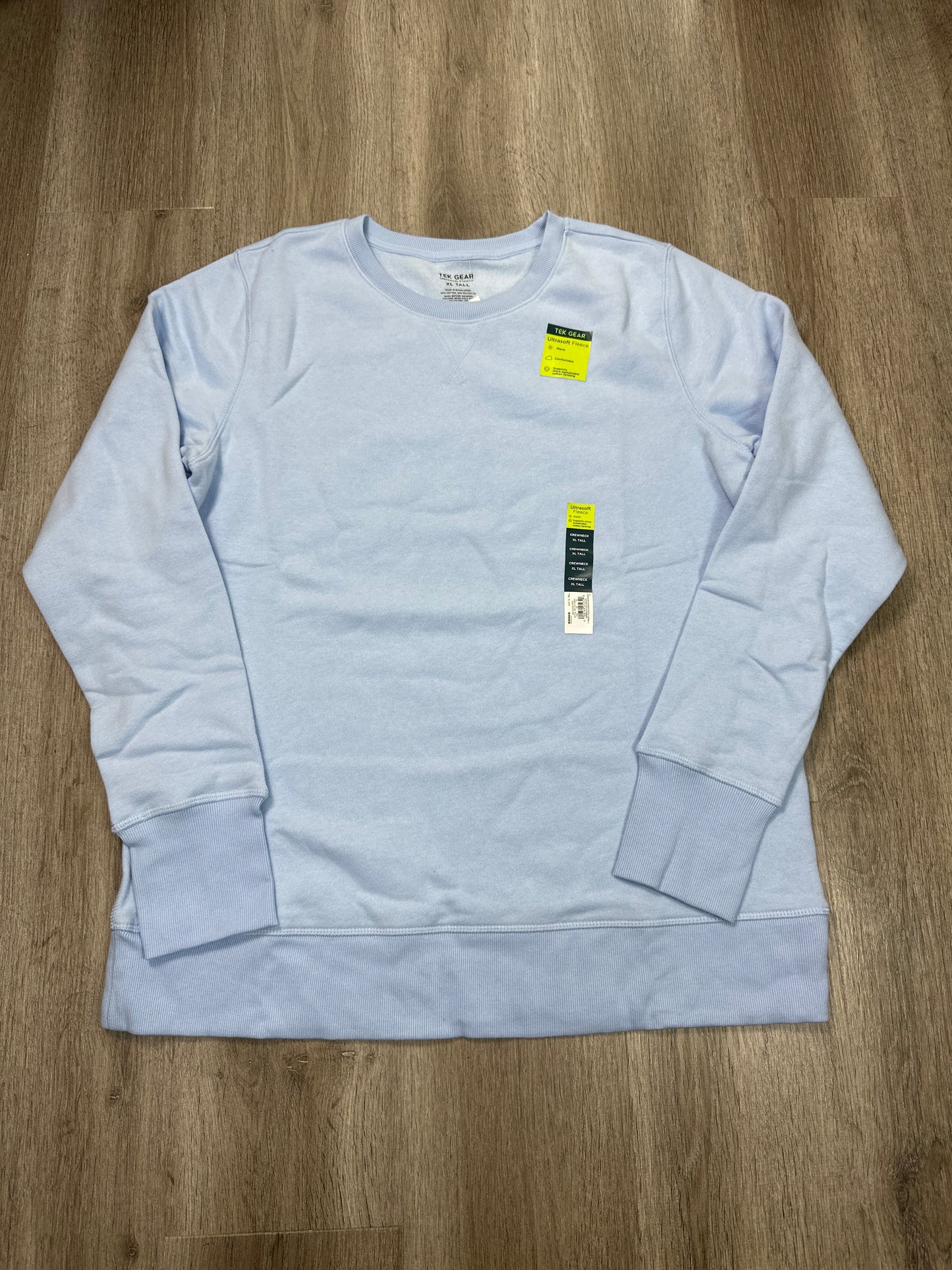 Athletic Sweatshirt Crewneck By Tek Gear In Blue, Size: Xl