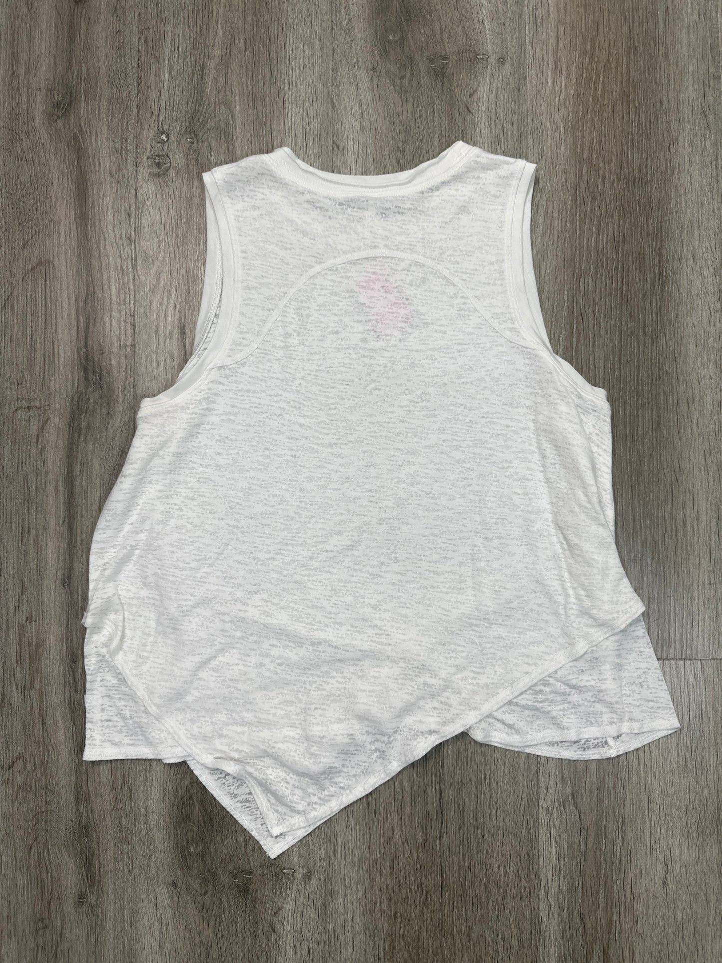 Athletic Tank Top By Lululemon In White, Size: M