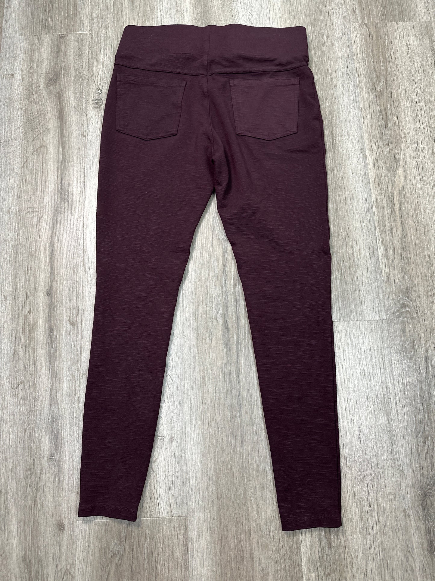 Pants Leggings By Matty M In Maroon, Size: M