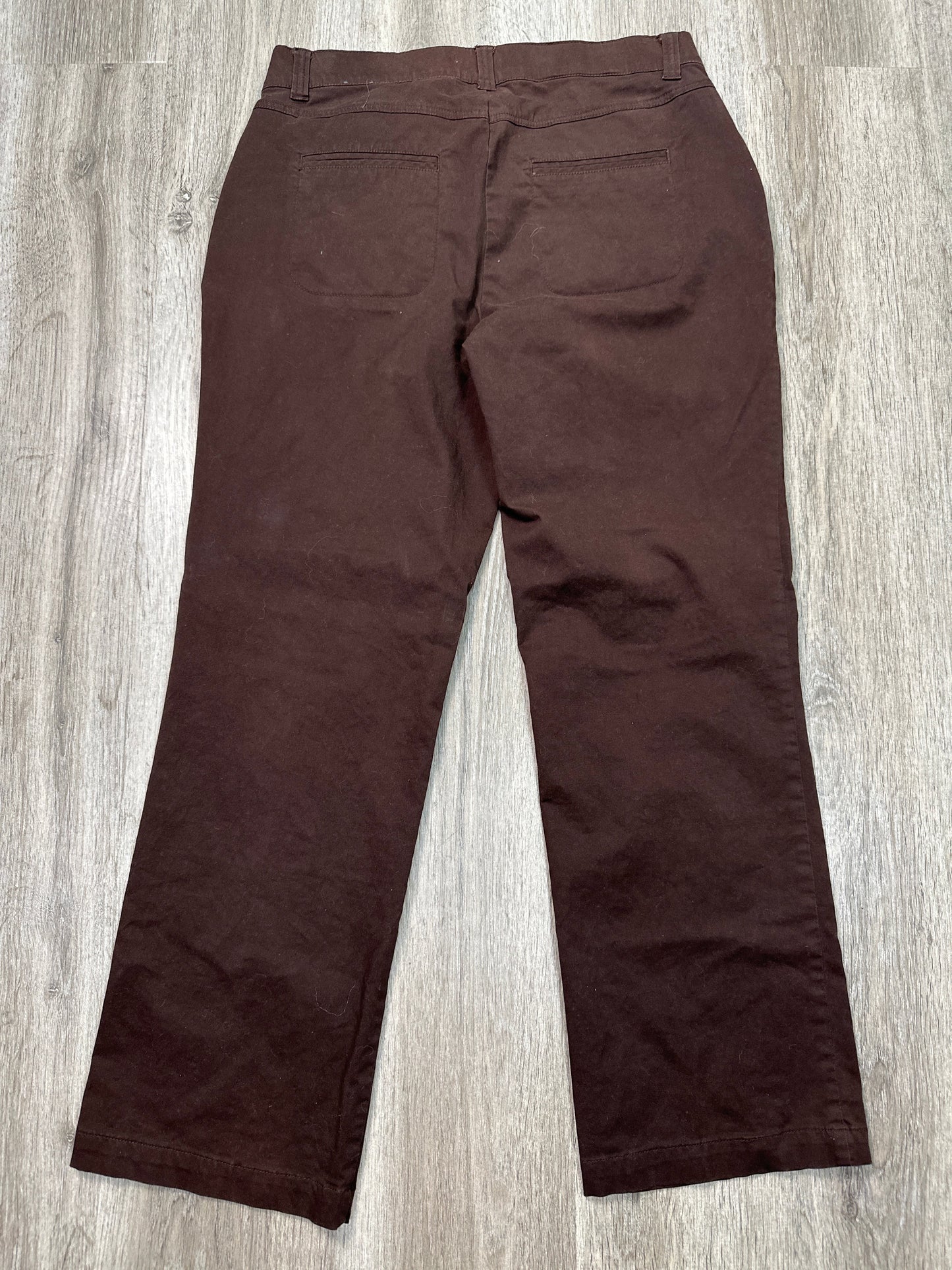 Pants Wide Leg By Christopher And Banks In Brown, Size: M