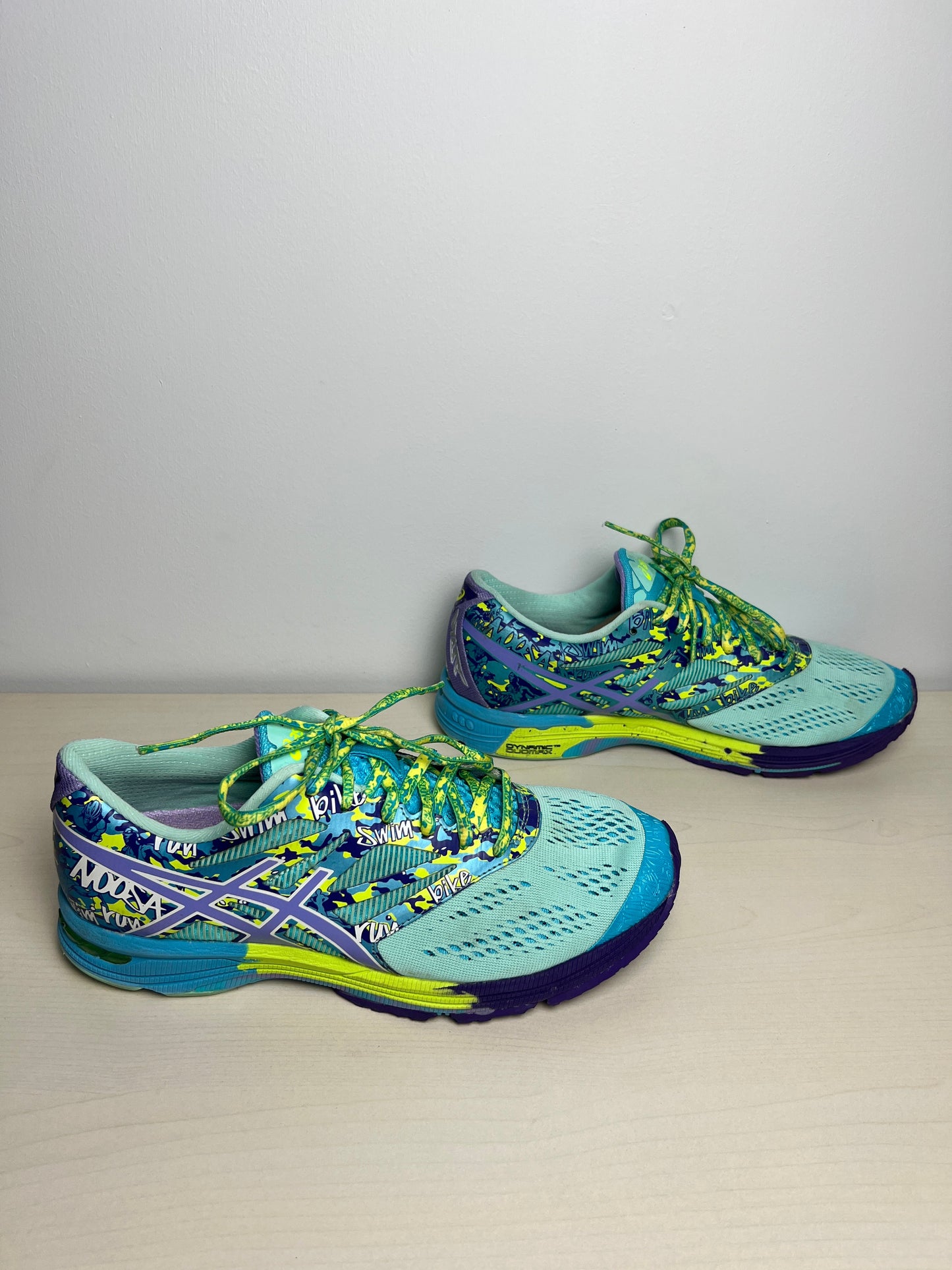 Shoes Athletic By Asics In Blue & Purple, Size: 9.5