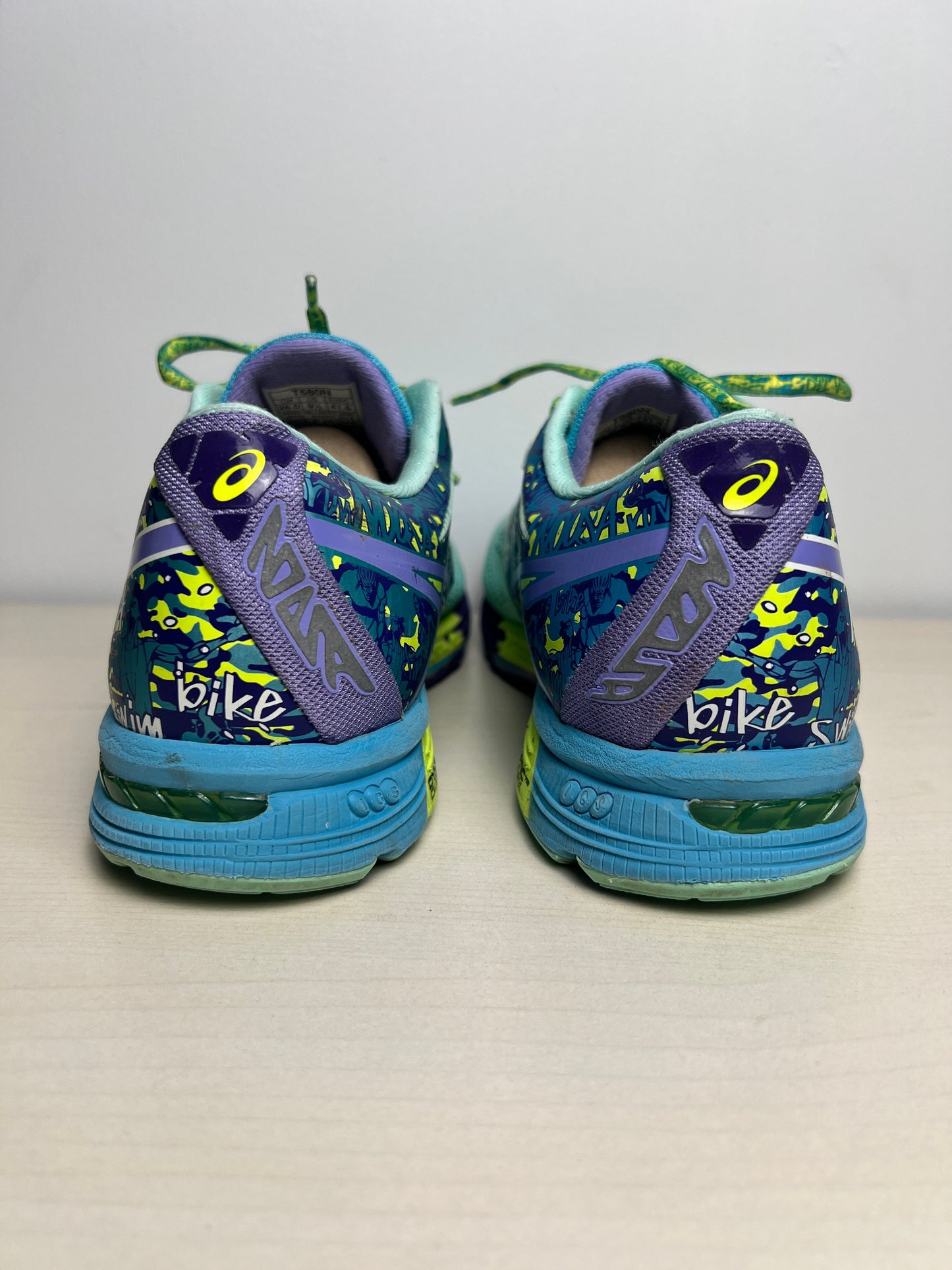 Shoes Athletic By Asics In Blue & Purple, Size: 9.5