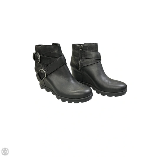 Boots Ankle Heels By Sorel In Black, Size: 10