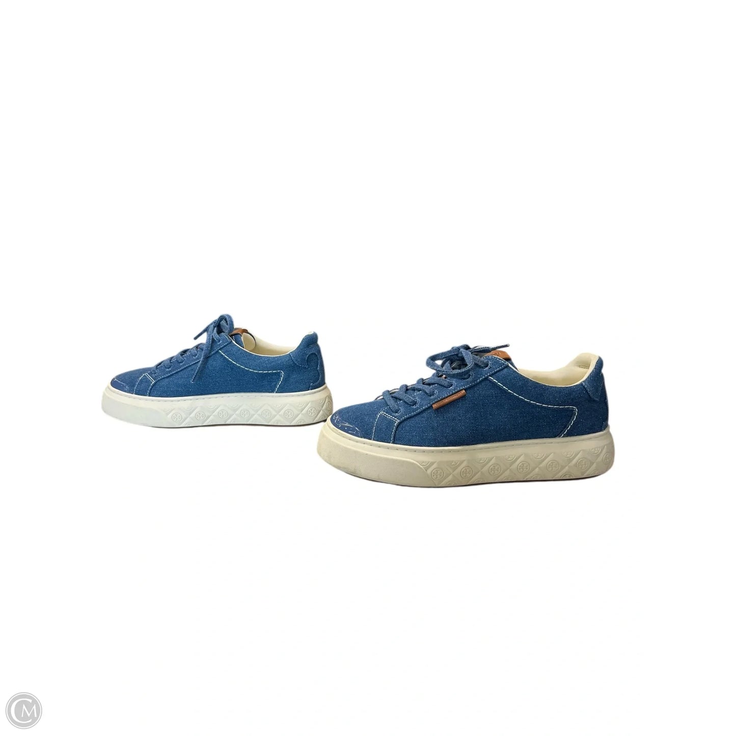 Shoes Designer By Tory Burch In Blue, Size: 8