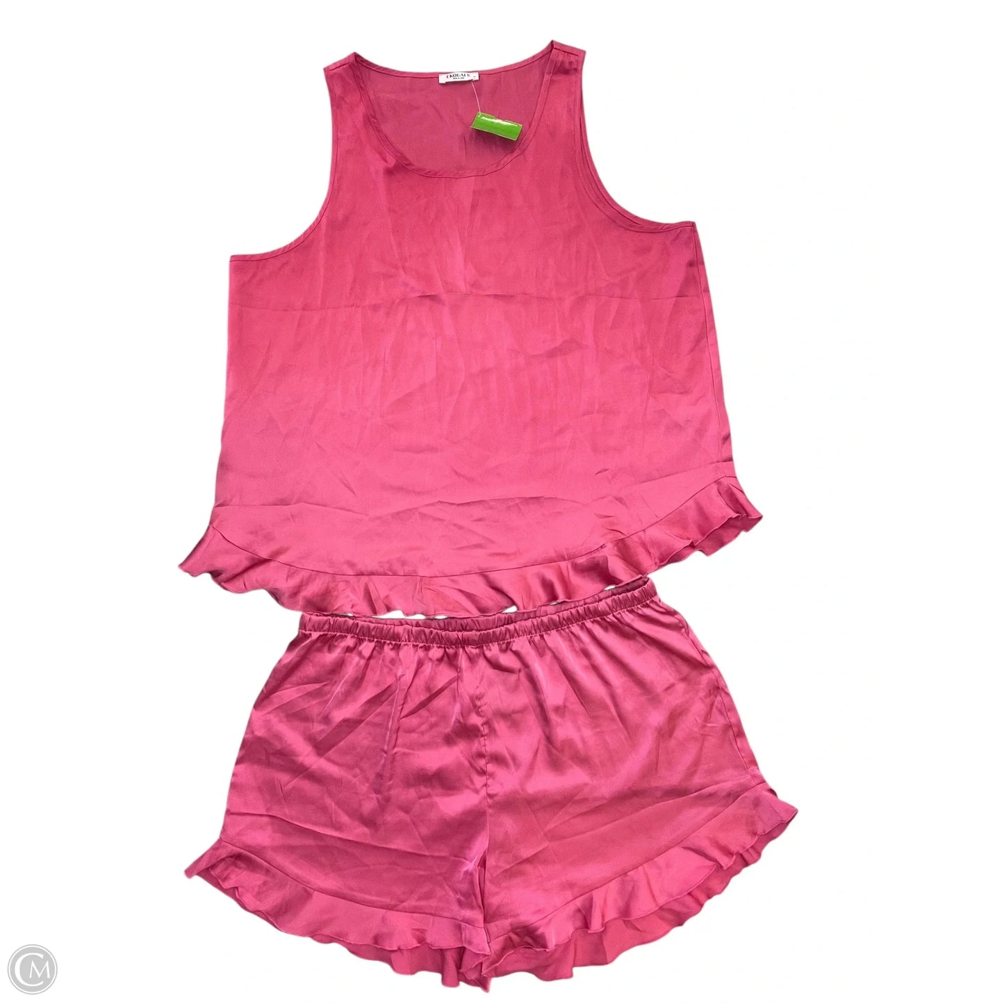 Pajamas 2pc By Ekouaer In Pink, Size: Xl