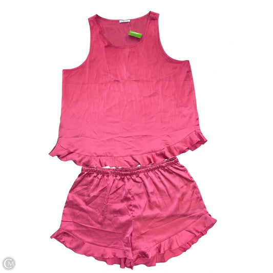 Pajamas 2pc By Ekouaer In Pink, Size: Xl