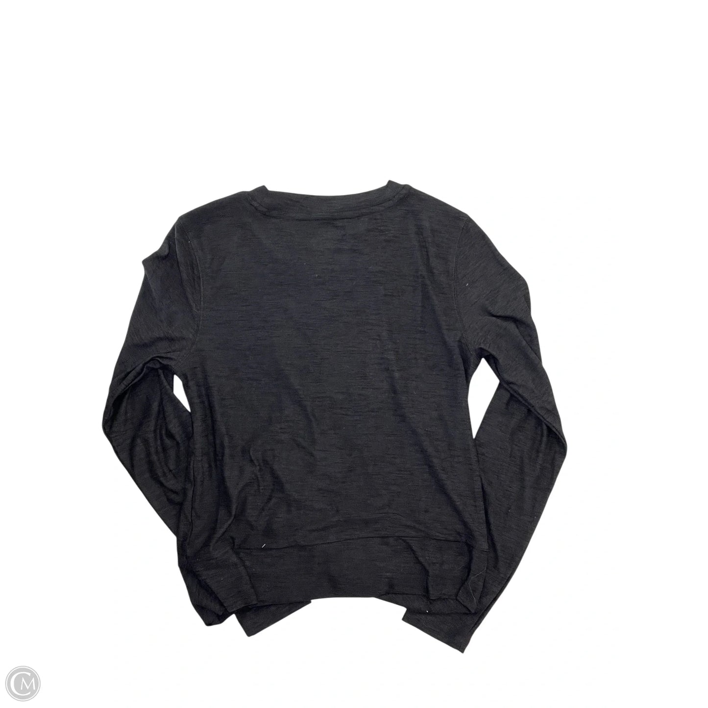 Athletic Top Long Sleeve Collar By Old Navy In Grey, Size: M