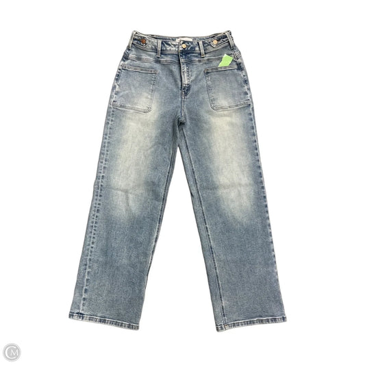 Jeans Wide Leg By Flying Monkey In Blue Denim, Size: 8