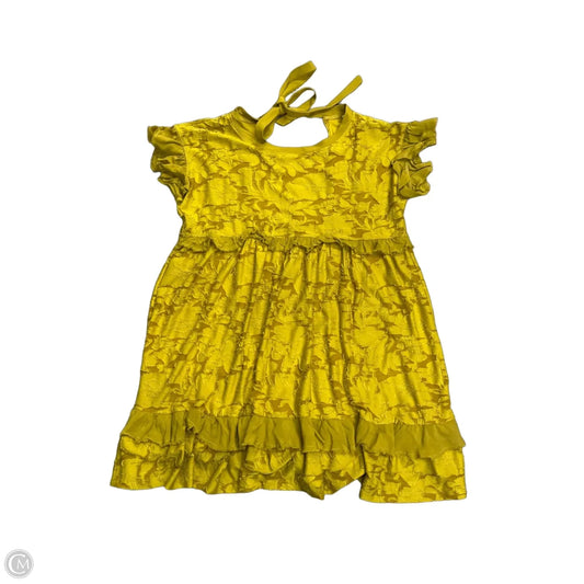 Dress Casual Short By Anthropologie In Yellow, Size: S