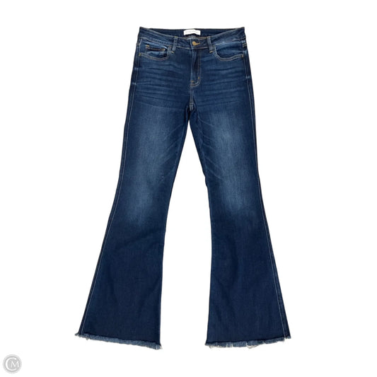 Jeans Flared By Flying Monkey In Blue Denim, Size: 8