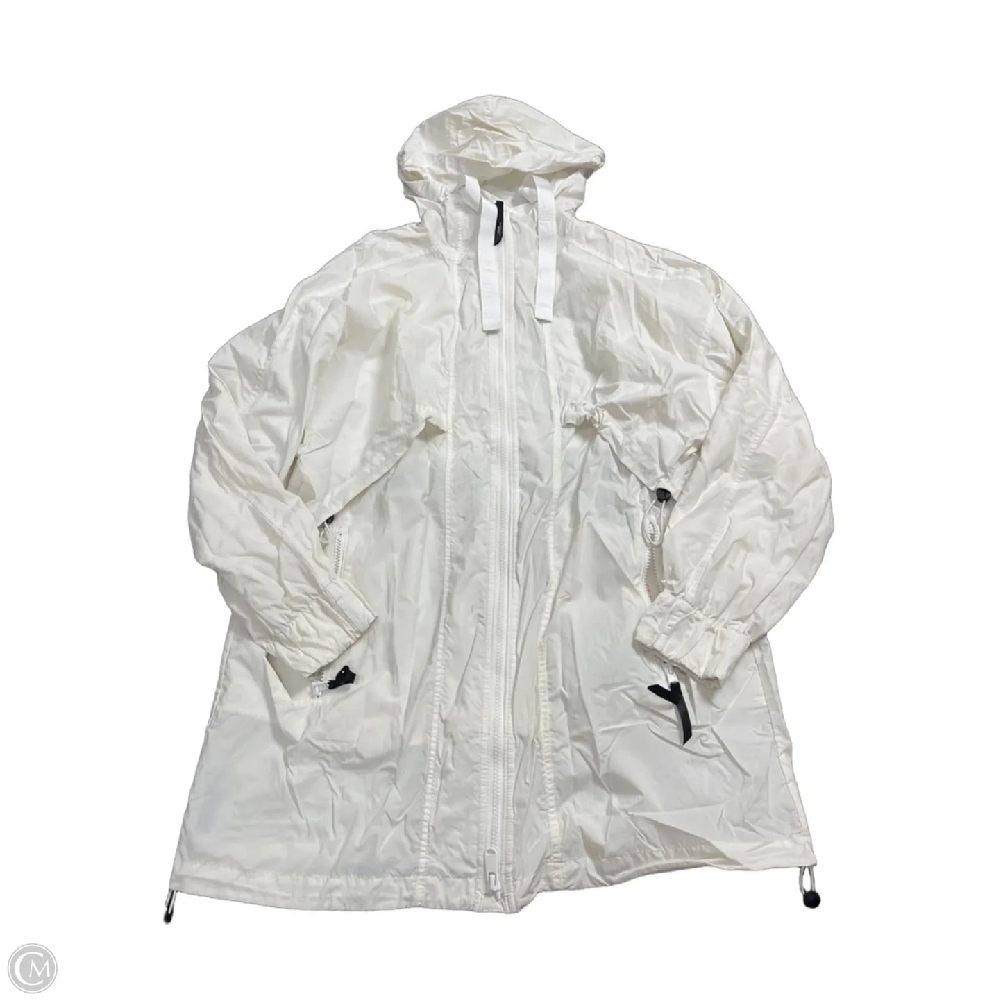 Jacket Windbreaker By Athleta In White, Size: Xs