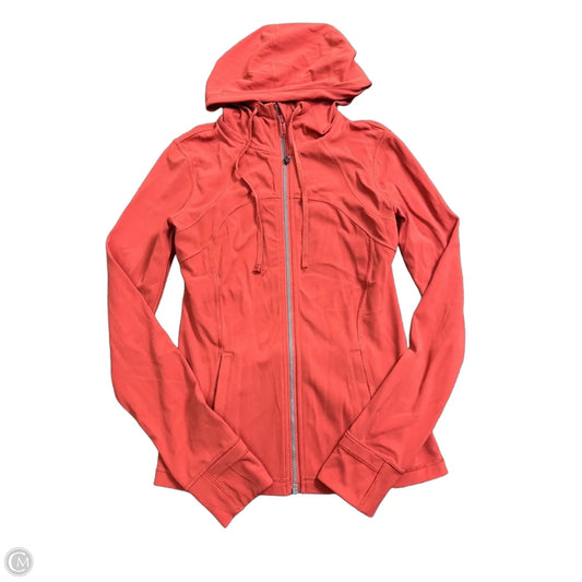 Athletic Jacket By Lululemon In Red, Size: S