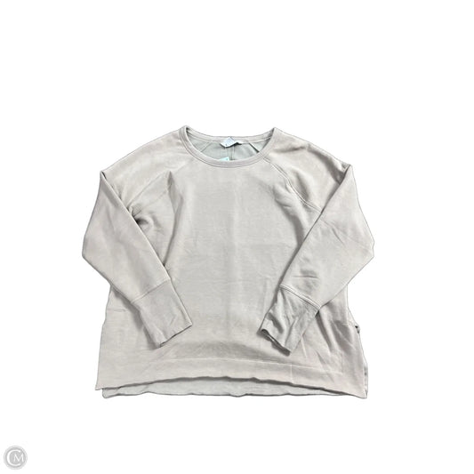 Athletic Top Long Sleeve Crewneck By Athleta In Brown, Size: L