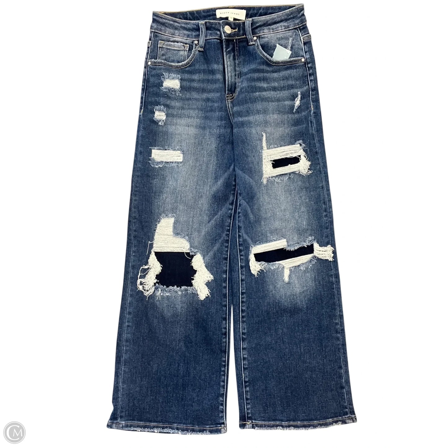 Jeans Flared By Risen In Blue Denim, Size: 0