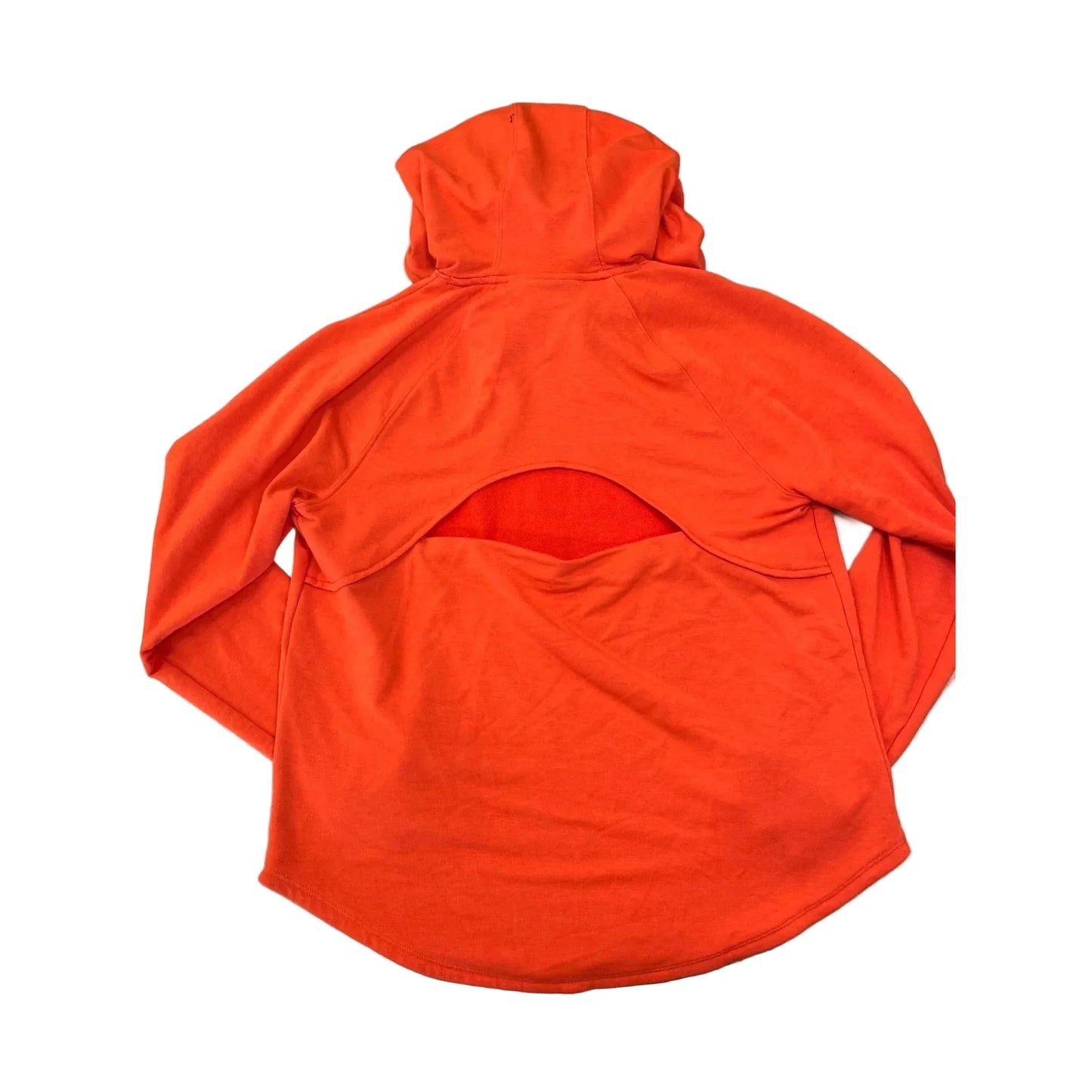 Athletic Sweatshirt Hoodie By Under Armour In Orange, Size: M
