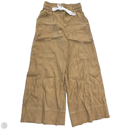 Pants Wide Leg By Maeve In Beige, Size: S