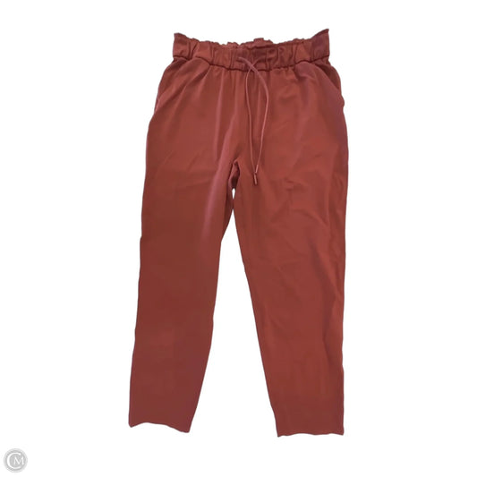 Athletic Pants By Lululemon In Red, Size: M