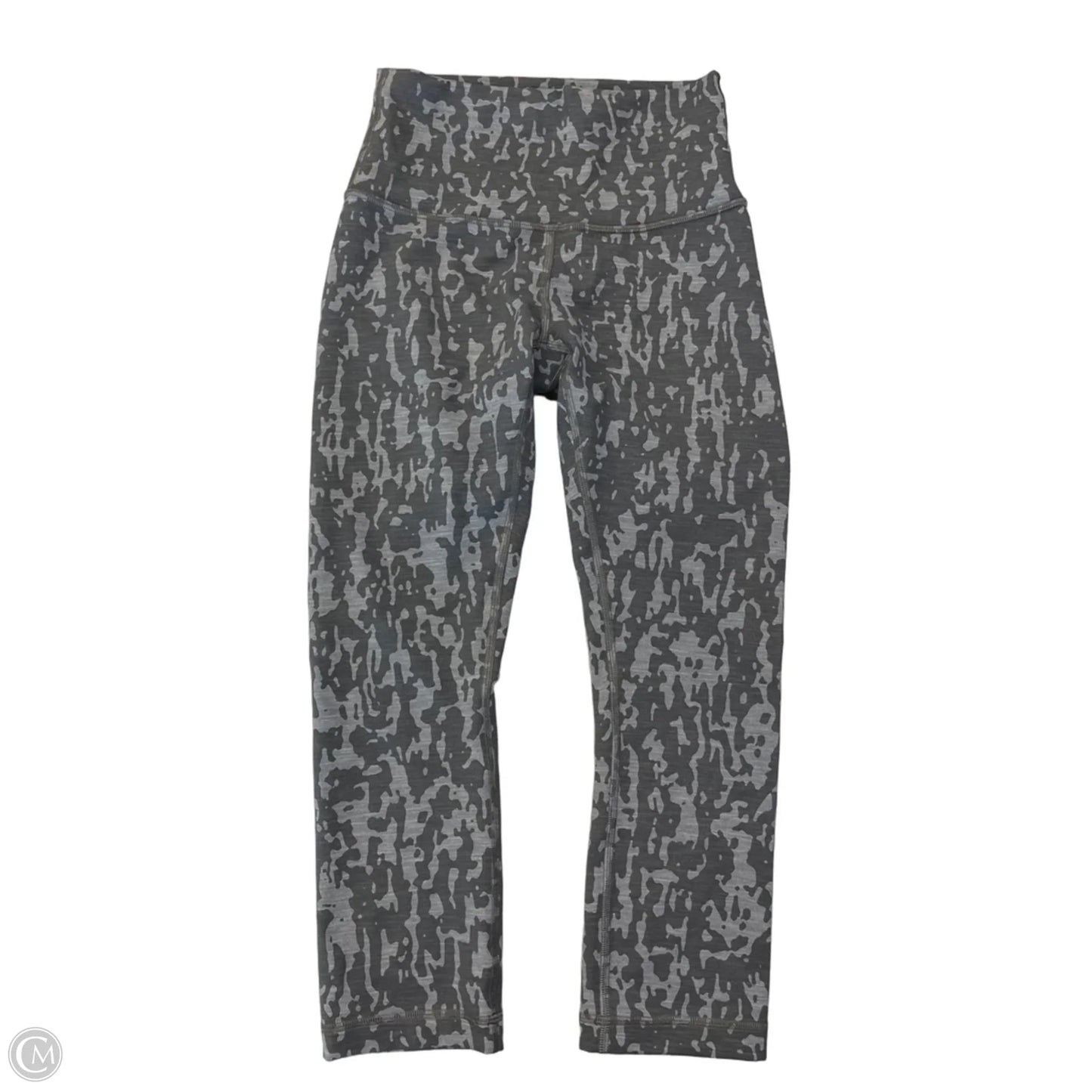Athletic Leggings Capris By Lululemon In Camouflage Print, Size: S