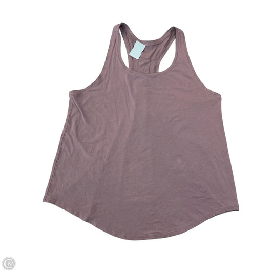 Athletic Tank Top By Lululemon In Purple, Size: L