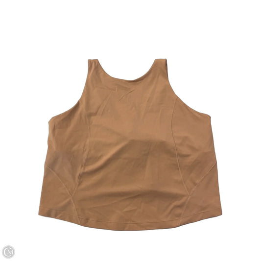 Athletic Tank Top By Lululemon In Brown, Size: Xl