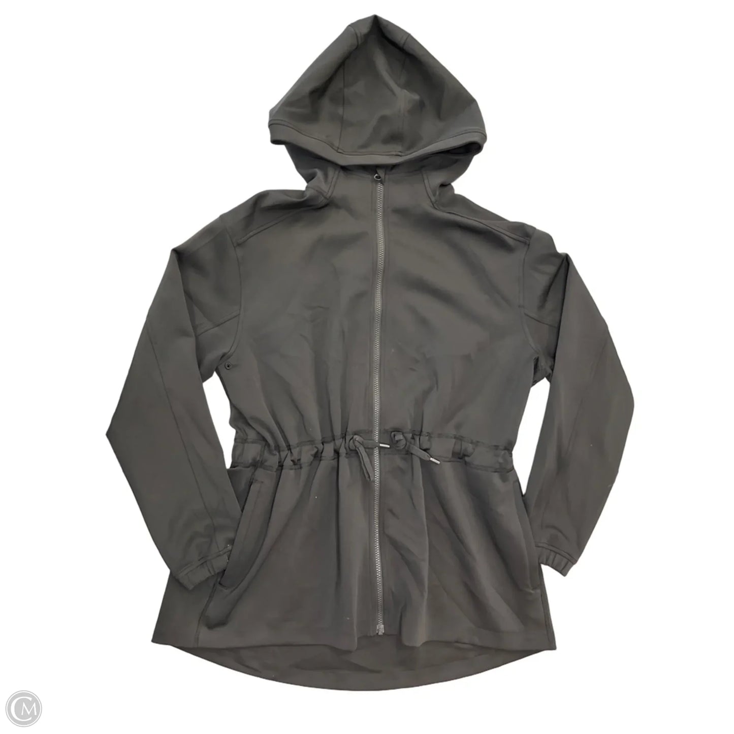 Athletic Jacket By Lululemon In Black, Size: L