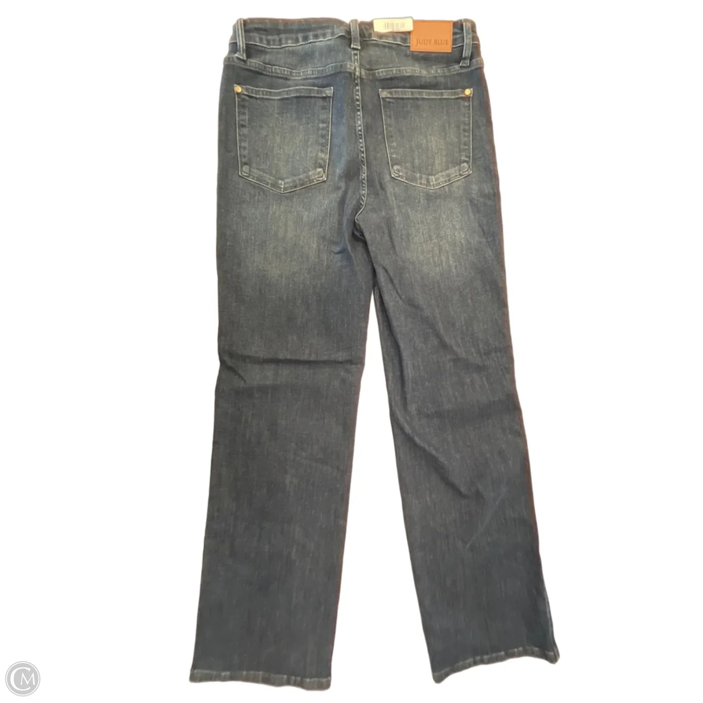 Jeans Straight By Judy Blue In Blue Denim, Size: 12