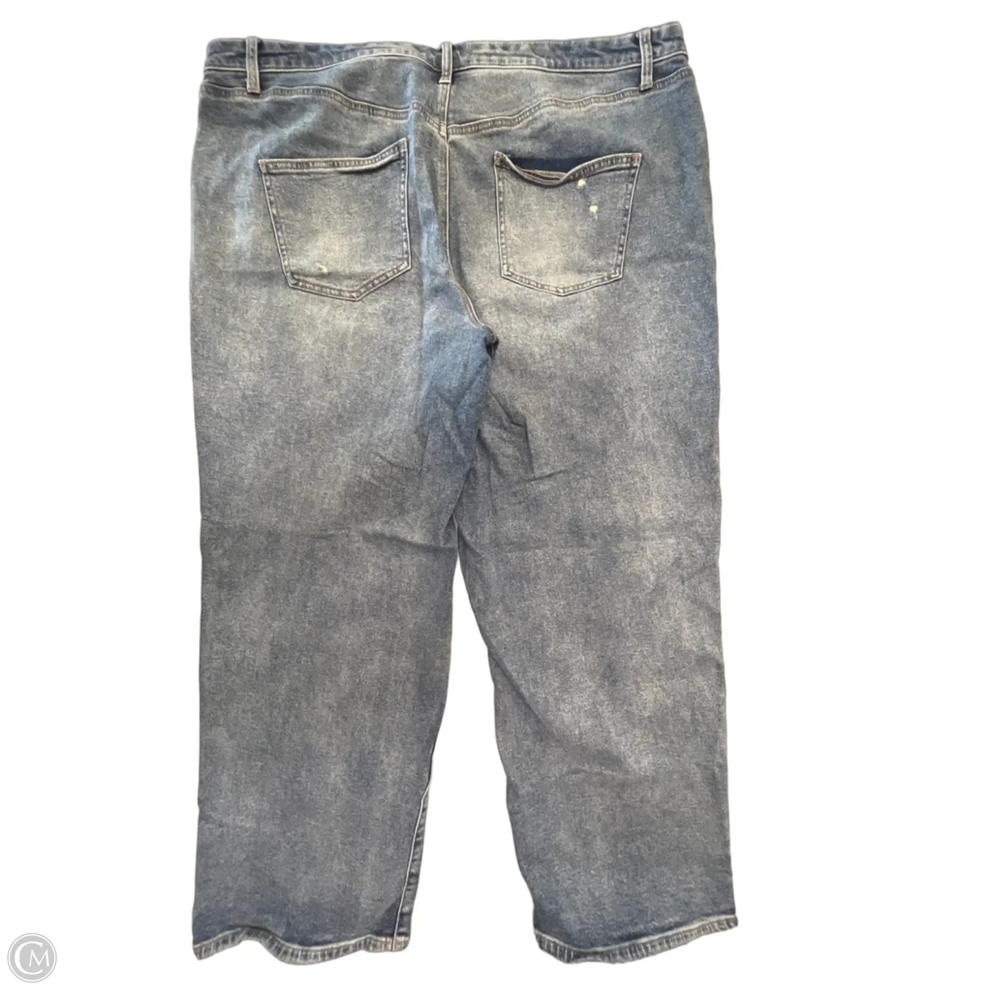 Jeans Wide Leg By Arula In Blue Denim, Size: 20