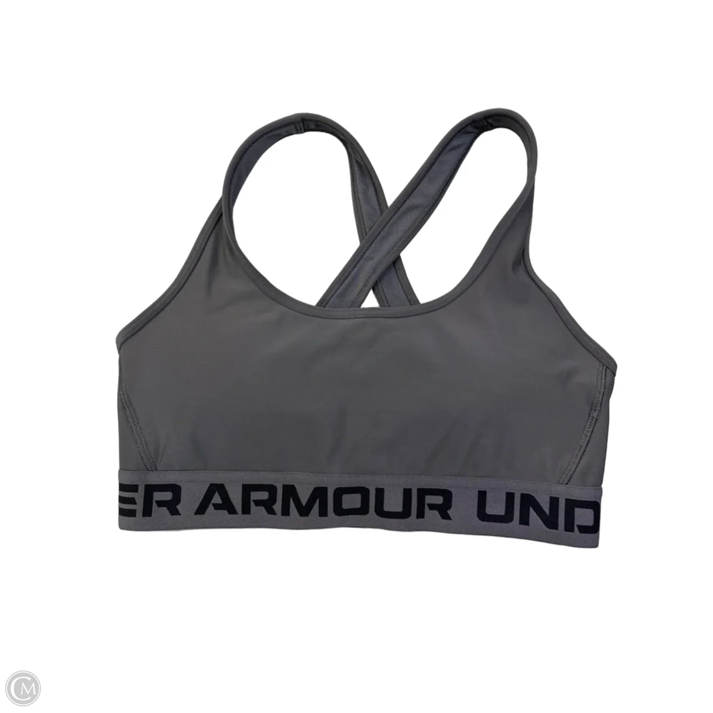 Athletic Bra By Under Armour In Grey, Size: M
