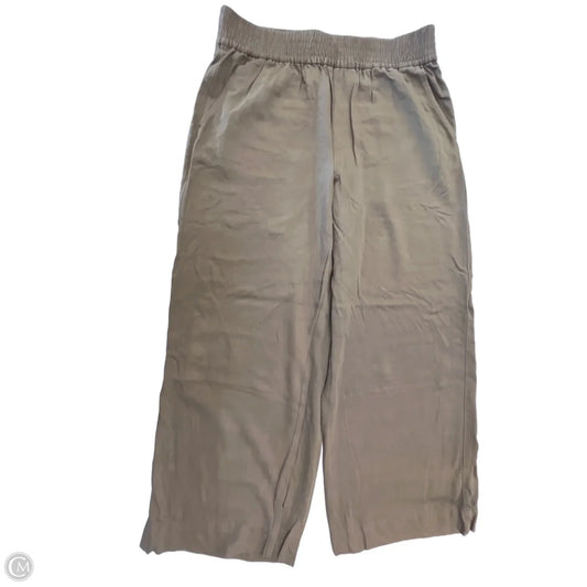 Pants Wide Leg By Madewell In Brown, Size: L