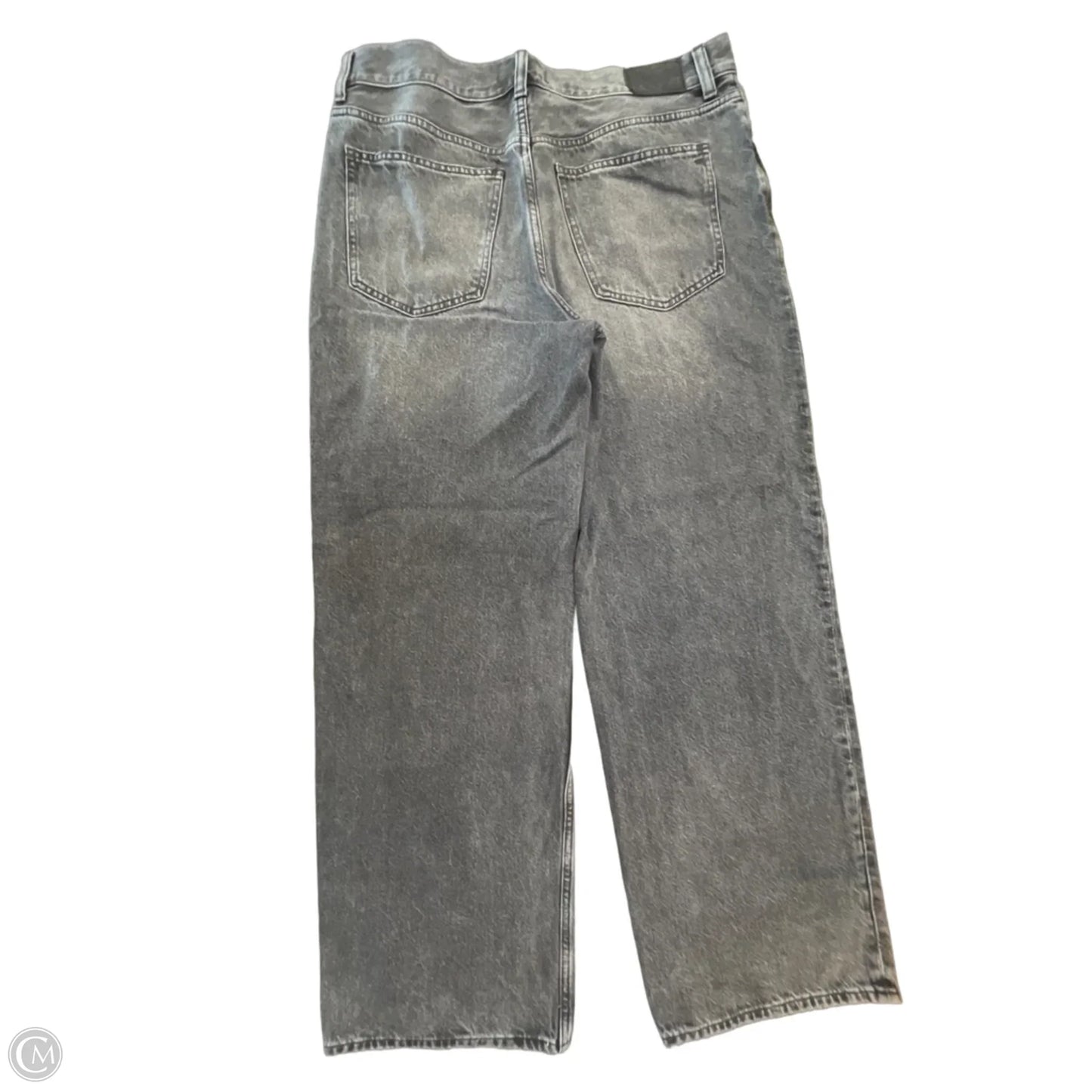Jeans Wide Leg By Madewell In Grey Denim, Size: 8