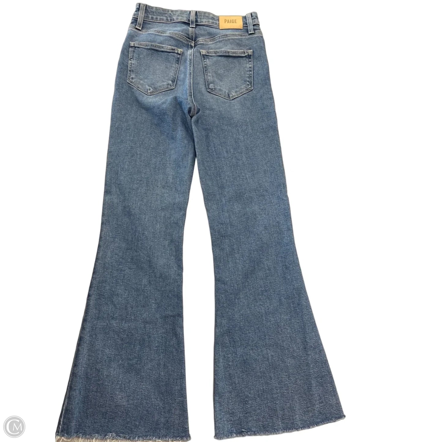 Jeans Flared By Paige In Blue Denim, Size: 2