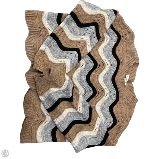 Sweater By Francesca’s In Brown & Grey, Size: Xl